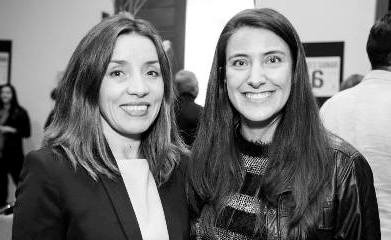 Loreto Bresky, socia de Alessandri y miembro del panel de expertos y Bernardita Araya.